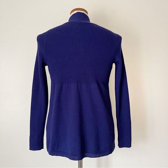 Eileen Fisher blue Cardigan Set Petite Small preowned office wear - Picture 4 of 7